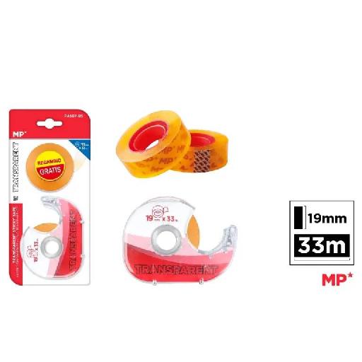 MP Transparent Tape with Dispenser – Clear, Durable Adhesive Tape