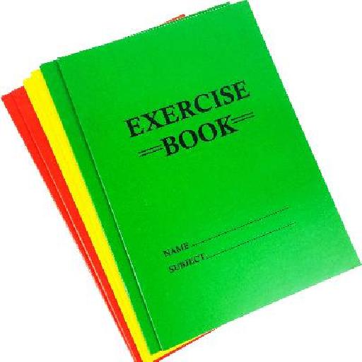 Note 1 Exercise Book – Pack of 10 with White Leaves for School and Office Use