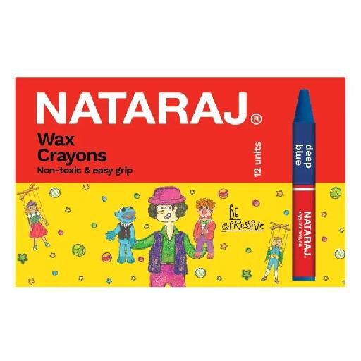 Nataraj Jumbo Wax Crayons – 12 Vibrant, Mess-Free Colours for Kids