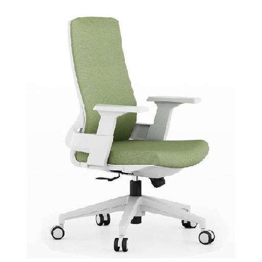 BARI Office Chair Green Polypropylene Frame Ergonomic Desk Chair with High-Density Foam Seat D28kg/m³ Comfortable Office Seating for Home Study or Workspace 106cm Height
