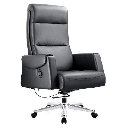OR10 Armchair Black Modern Lounge Chair with High Resilience Foam Cushion, Polyurethane Structure Comfortable Accent Chair for Living Room, Office, or Waiting Area 128cm Height