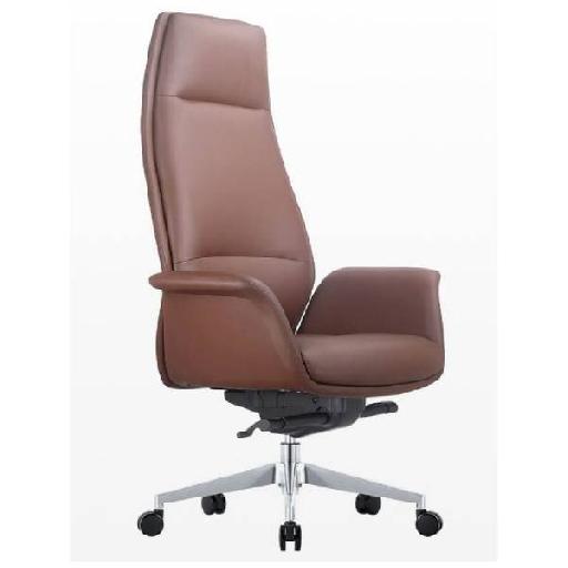 ICON 2.0 Armchair Brown Tall Lounge Chair with High Resilience Foam Cushion, Finish Foil Covering Comfortable Accent Chair for Living Room, Office, or Waiting Area 123cm Height