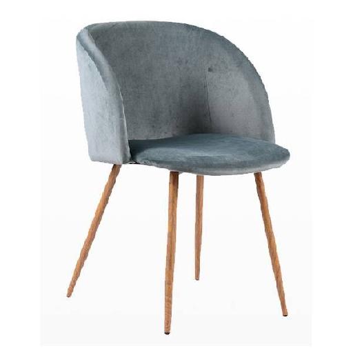 GRENE Armchair Dark Green Velvet Accent Chair with High Resilience Foam Cushion Compact Modern Lounge Chair for Living Room, Office, Bedroom, or Reception Area 81cm Height
