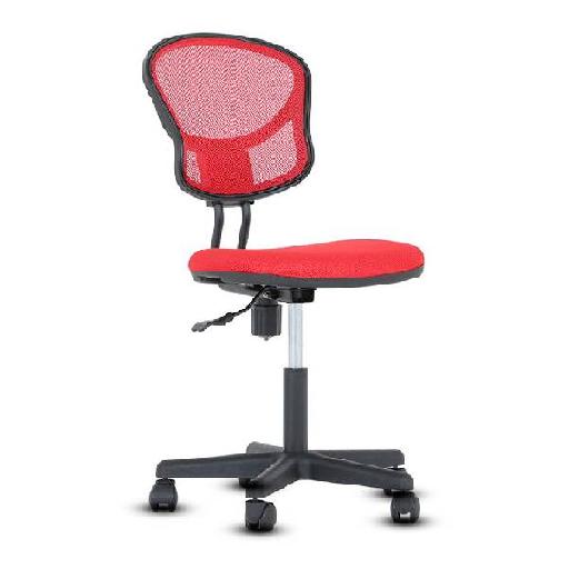 STYLE PLUS Armchair Red Polyester Fabric Upholstered Chair with High Resilience Foam Comfortable Seating for Living Room, Bedroom, or Office – 55cm Height in Accra