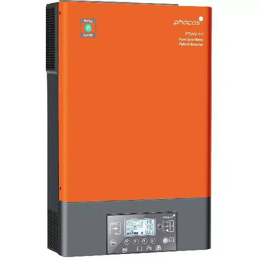 Phocos 5kW 48V 120VAC Any-Grid Hybrid Inverter/Charger | On/Off-Grid Solar Inverter with MPPT & Battery-Free Operation