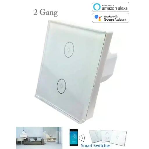 Smart Wi-Fi 2-Gang Light Switch – Dual Control for Smarter Home Lighting