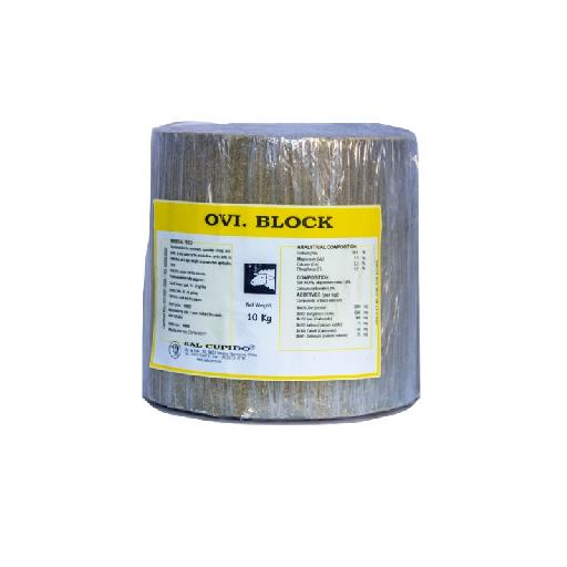 agrimat – Ovi Bloc 10 Kg Round | Targeted Salt Lick for Sheep and Goats at All Stages of Growth and Production