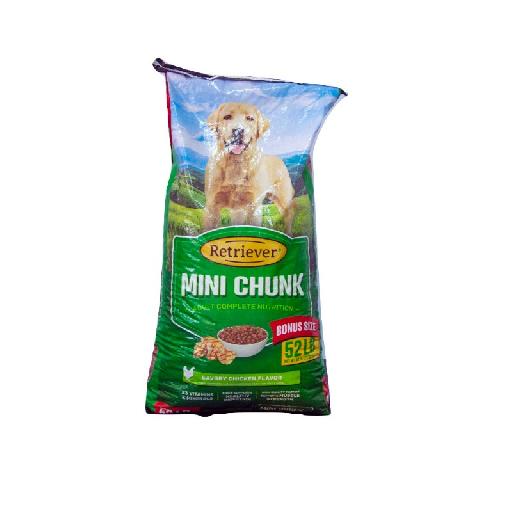 agrimat – Retriever Mini Chunk Dog Food 52 lb | High-Quality Protein and Fiber for Adult Dog Health and Digestion
