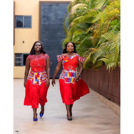 Kente Midi Corset Dresses by Amoasi Official