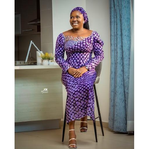 Purple Perfection: A Stylish Collaboration with Amoasi Official