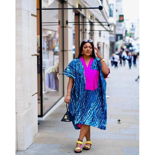 Weekend Chic: Tyedye Color Blocked Kaftan by Amoasi Official