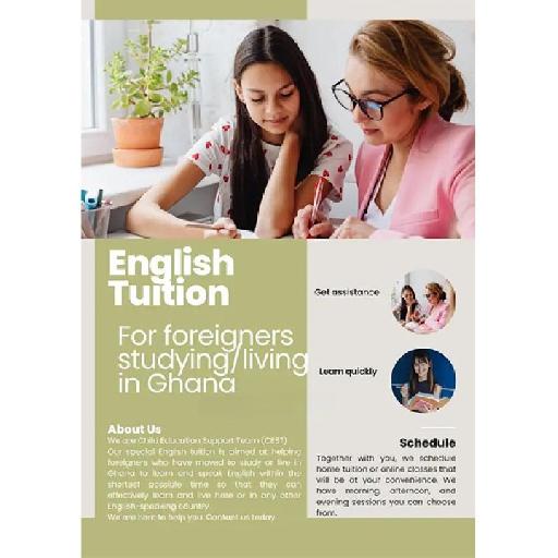 Jemy - Home Tuition (English Tuition for foreigners in Ghana)