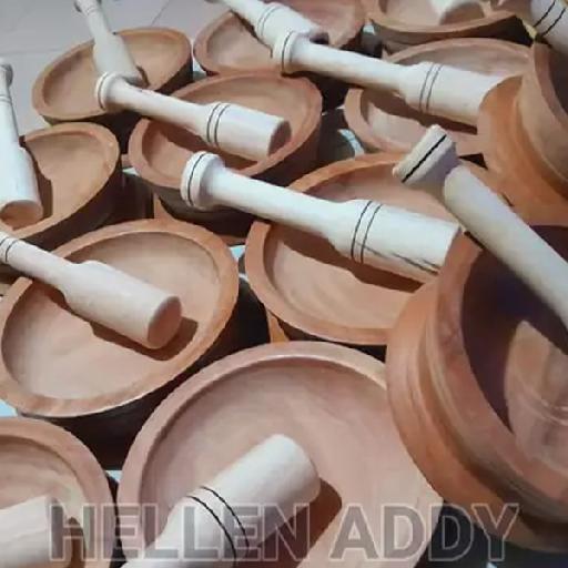 Hellen - Mini Fufu Mortar and Pestle