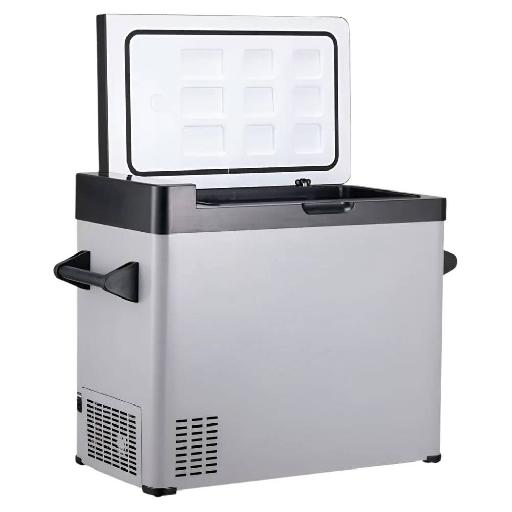 Decakila 60L Car Refrigerator – 55W Power, Portable Cooling from -22°C to +20°C with Multi-Voltage Support and Battery Protection