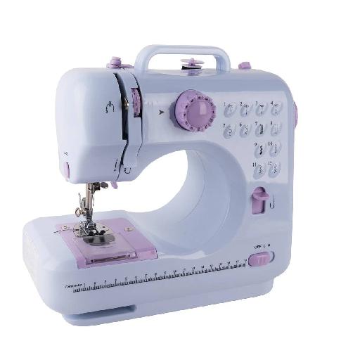 Decakila Multifunction Sewing Machine KUTT031W – 12 Stitch Patterns, Double-Thread & Speed Operation, Reverse Sewing & Buttonhole Function