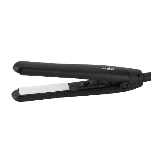 Decakila Hair Straightener KEHS013W – 25W, Aluminum Floating Plates, Fast Heat-Up, Locking Cover & Compact Travel-Friendly Design