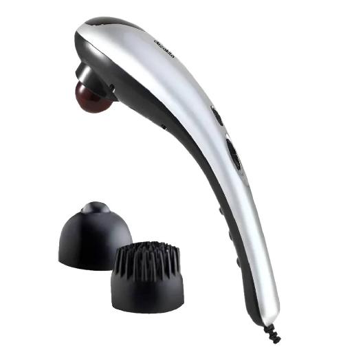 Decakila Handheld Massager 25W – KEBS003S – Deep Tissue Massage, 3 Attachments, Red LED Therapy, Variable Speed Control