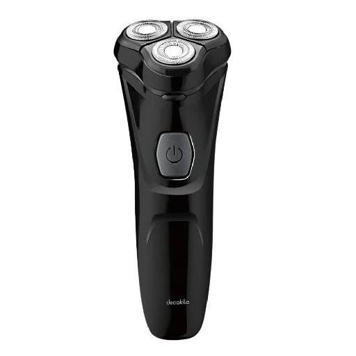 Decakila Rotary Shaver KMHR014W – Triple Floating Heads, 600mAh Lithium Battery, LED Display & 3D Floating Shaving Head for Precise, Comfortable Grooming