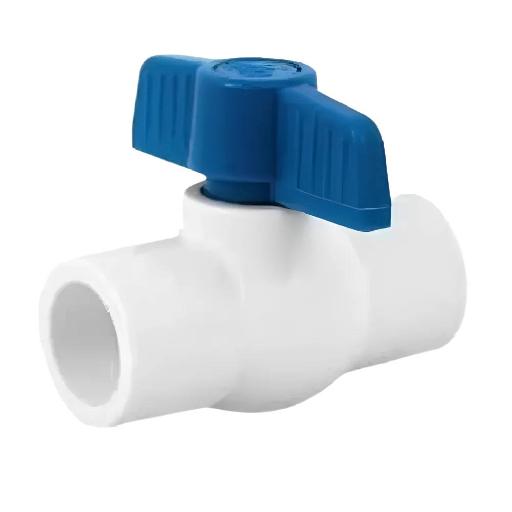 Wadfow PVC Ball Valve ½", ¾" & 1" – WVV1822, WVV1824 & WVV1821 | Durable Shut-Off Valves for Cold Water Flow Control in Residential & Commercial Plumbing Systems