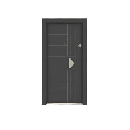 Turkish Luxury Steel Surface Exterior Security Door – CK-22 | Single & 1½ Door | Multi-Point Locking | Premium Steel Finish | High-Security Exterior Entry Solution