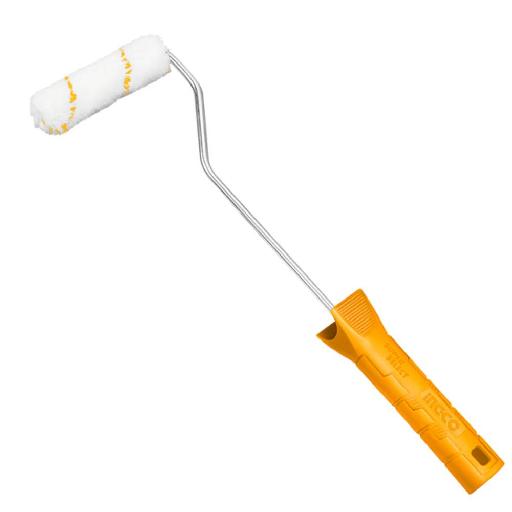 Ingco 4" Mini Roller Cylinder Brush – HRHT281002 | Compact Foam Roller for Smooth, Streak-Free Finishes