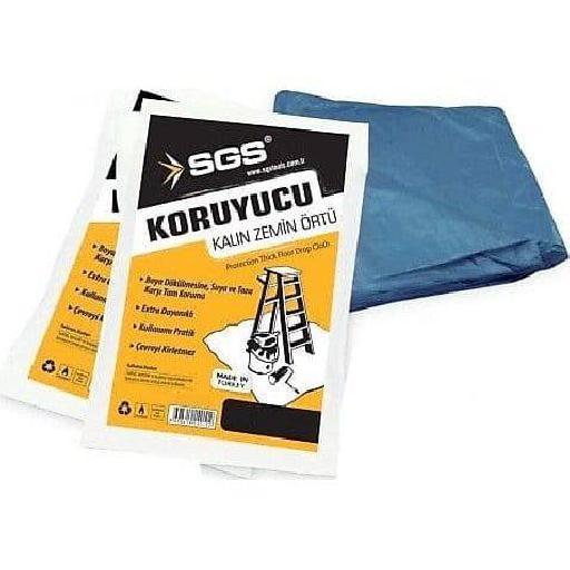 SGS Paint Protection Thick Floor Drop Cloth | Heavy-Duty Canvas Tarp for Painting & Renovation – 20m² / 32m² / 50m²