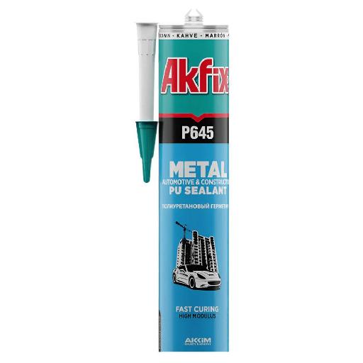 Akfix PU Sealant Cartridge – P645 | Heavy-Duty Polyurethane Construction Sealant (Black, Grey, White)