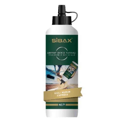 Sibax Express PU Transparent Marine Adhesive Glue 500g – NS33 | Fast-Cure Polyurethane Wood & Construction Glue
