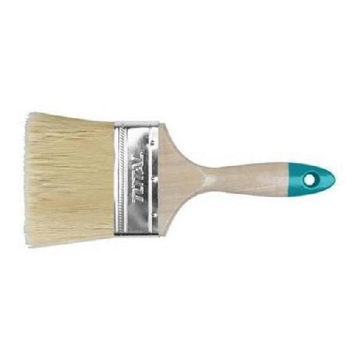 Total Paint Brush 4" – THT84041 | Wide-Bristled Brush with Wooden Handle for Smooth, Efficient Coverage