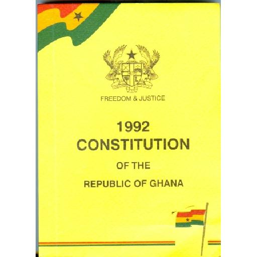 1992 Constitution of the Republic of Ghana – Updated Yellow Cover Edition for Legal & Civic Reference