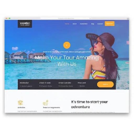Kobiteck - Travel and Tour Website Design