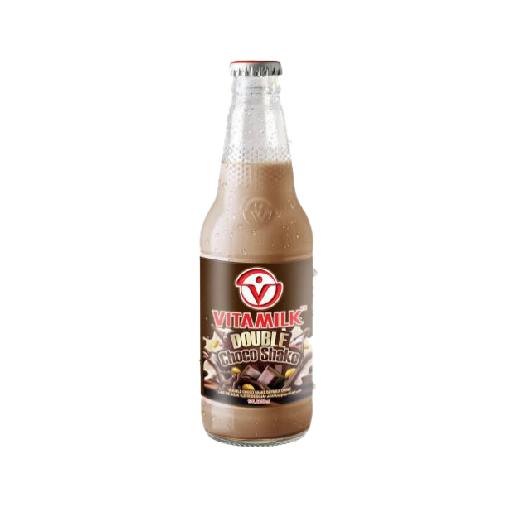 Lesfam - Vitamilk Double Choco Shake 300ml | Rich Chocolate Soy Drink, Dairy-Free Indulgence