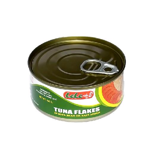 Lesfam - Lele Tuna Flakes in Soya Bean Oil 160g | Premium Tuna Flakes Packed in Soya Bean Oil