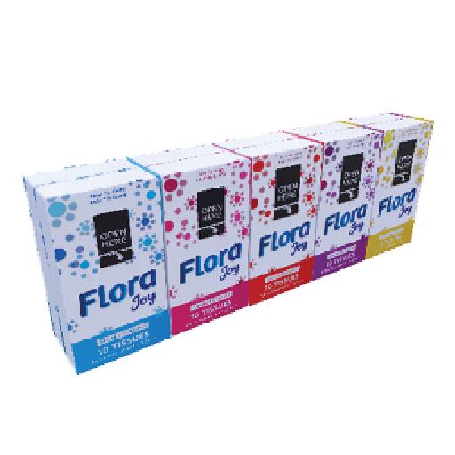 Lesfam – Flora Pocket Tissue (1 x 10 x 30) | 2-Ply, Super Soft & Absorbent