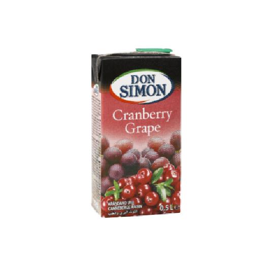Lesfam – Don Simon Cranberry Grape 1L | Refreshing Cranberry and Grape Juice Blend