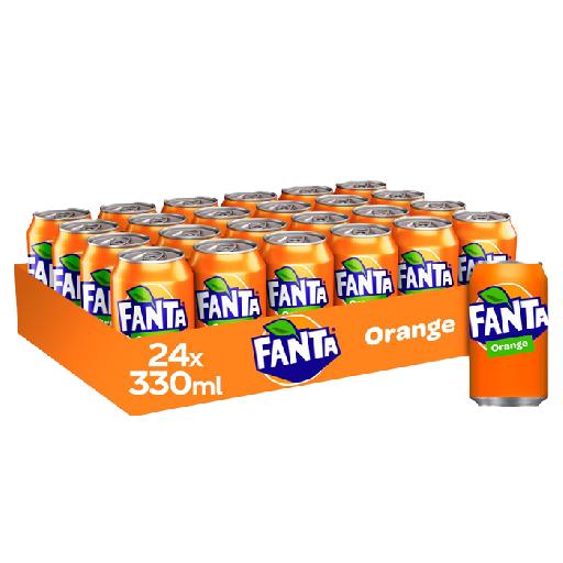 Lesfam – Fanta Orange Can 330ml | Refreshing Citrus Soft Drink