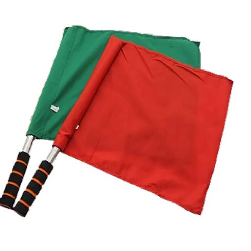 CAROK GLOBAL Traffic Flag - Red and Green Traffic Control Flags (Sold in Pairs)