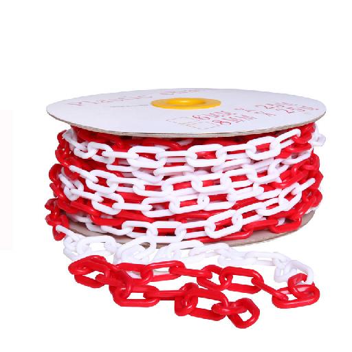 CAROK GLOBAL Plastic Barricade Chain - Safety Barrier PVC Chain