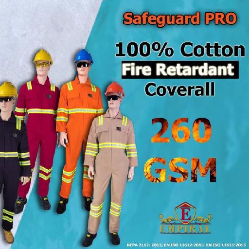 CAROK GLOBAL Safeguard PRO Fire Retardant - 100% Cotton Fire Retardant Garment