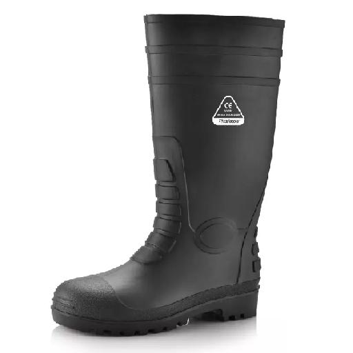 CAROK GLOBAL Safetoe High-Performance Wellington Rain Boots with Steel Toecap