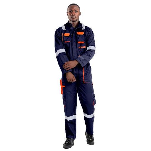 CAROK GLOBAL Safemax High-Visibility Protective Coverall with Reflective Tapes