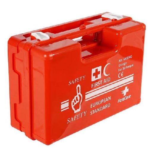 CAROK GLOBAL First Aid Kit for 50 People – European Standard Emergency Medical Box