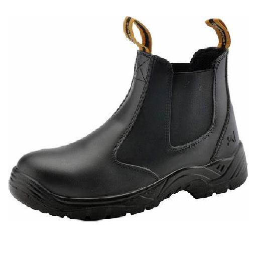 Tomstar GH – Steel Toe Safety Boot Black Nubuck Alpha Voltz