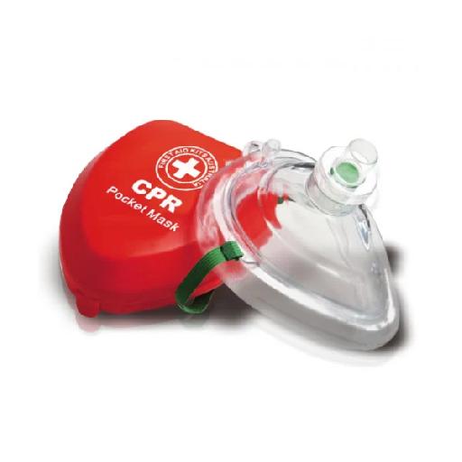 Icobeg CPR Pocket Mask – Emergency Resuscitation Mask with Oxygen Inlet and Hard Case
