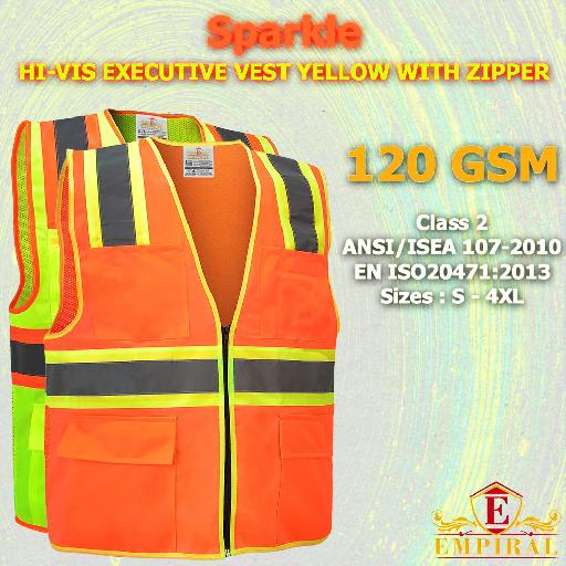 Icobeg Empiral Double-Coloured Reflective Vest – High-Visibility Safety Vest for Personal and Industrial Protection