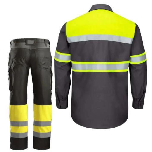 Icobeg Supervisors Uniform – Cotton Construction Shirt and Coverall for Site and Industrial Use