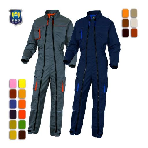 Icobeg Fengwei Straight Coverall – Durable Cotton Safety Overall with Reflective Stripes