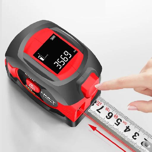 Icobeg UNI-T LM40T Laser Tape Measure – 2-in-1 Digital Distance Measuring Tool for Construction and Engineering