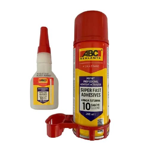Icobeg ABC Sealant – Super Fast Adhesive and Super Glue for Strong, Instant Bonding on Multiple Surfaces