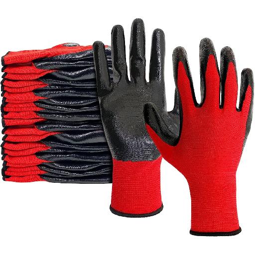 Icobeg Nitrile Coated Gloves – Rough Palm for Enhanced Grip and Protection